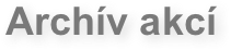 Archív akcí