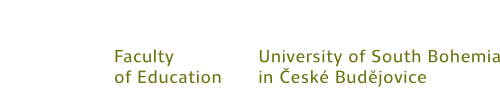 Logo Pedagogické fakulty Jihočeské univerzity